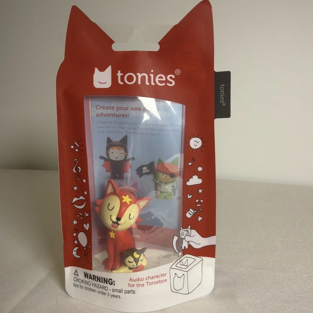 Tonies Bedtime Songs & Lullabies Audio Play Character Fox Cat Mom & Baby Music